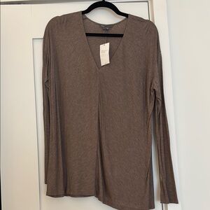 Vince Brown Long Sleeve Tee NWT